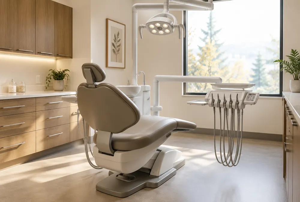 Dental operatory ready for the next patient